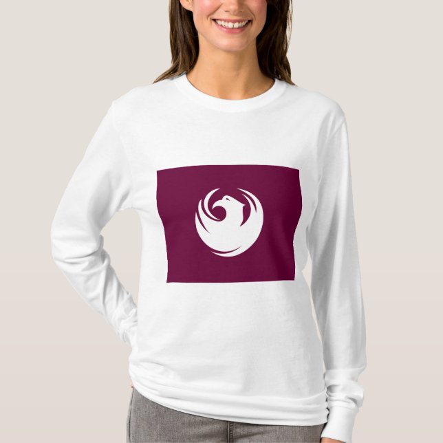 City Flag of Phoenix (Arizona) T-Shirt (Front)