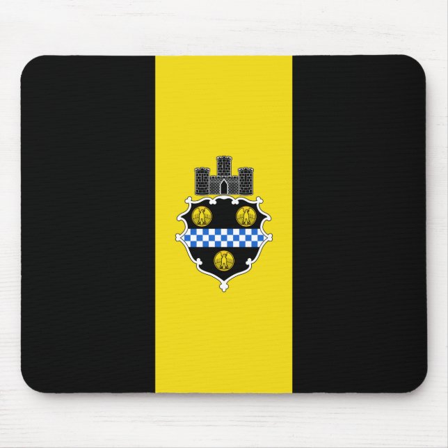 City Flag of Pittsburgh (Pennsylvania) Mouse Pad (Front)