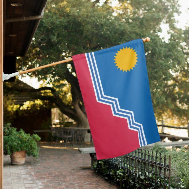 City Flag of Sioux Falls (South Dakota) (In SItu)