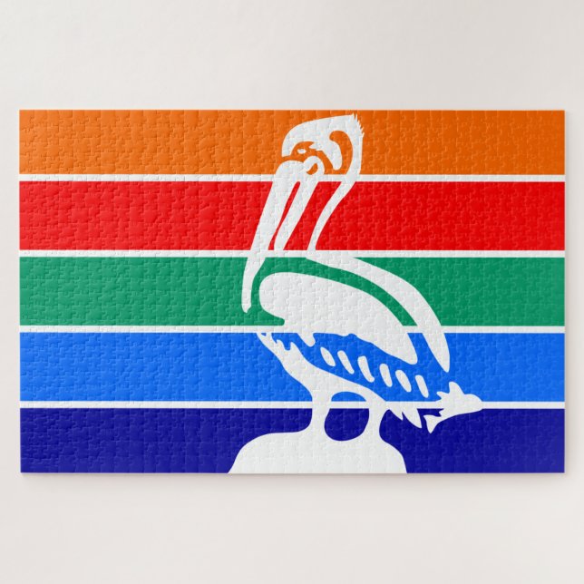 City Flag of St. Petersburg (Florida) Jigsaw Puzzle (Horizontal)