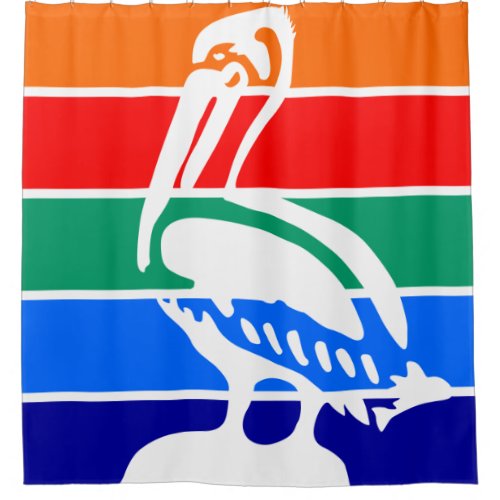 City Flag of St Petersburg Florida Shower Curtain