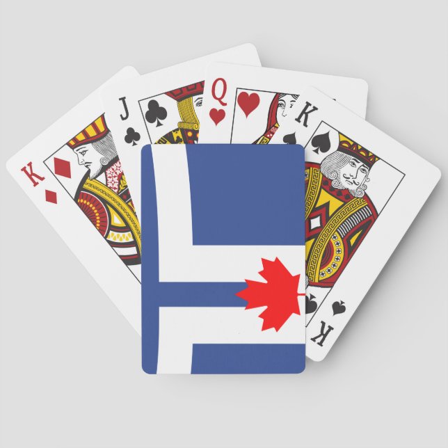 City Flag of Toronto (Canada) Poker Cards (Back)
