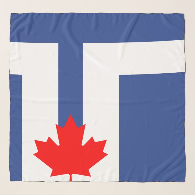 City Flag of Toronto (Canada) Scarf (Front)