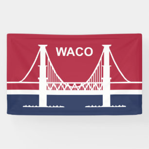 City Flag of Waco (Texas, USA) Banner
