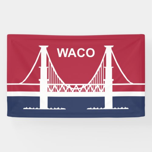 City Flag of Waco Texas USA Banner
