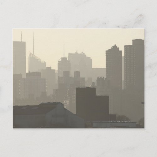 City Fog Postcard