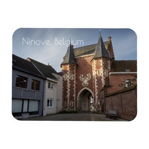 City gatehouse Ninove Belgium Magnet