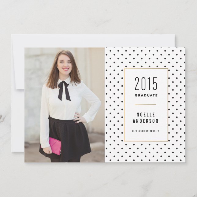 City Girl Chic | Graduation Invitation (Front)