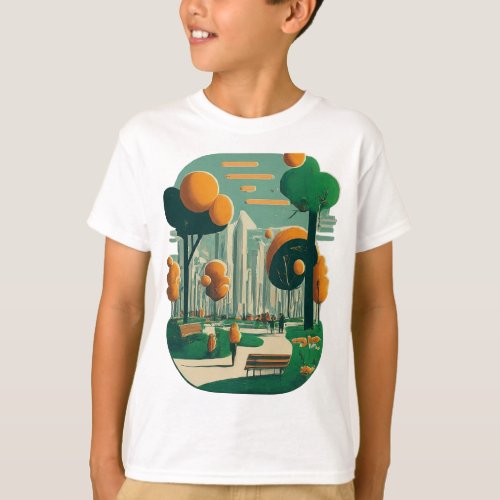 City Green Escape T_Shirt