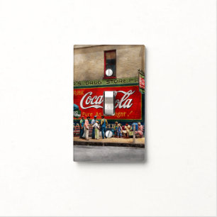 City - Greensboro GA - Hunter's Drug Store 1939 Light Switch Cover