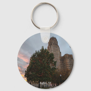 City Hall and Sunset Keychain