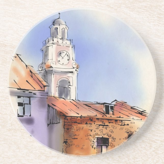 City Hall Sandstone Coaster (Front)