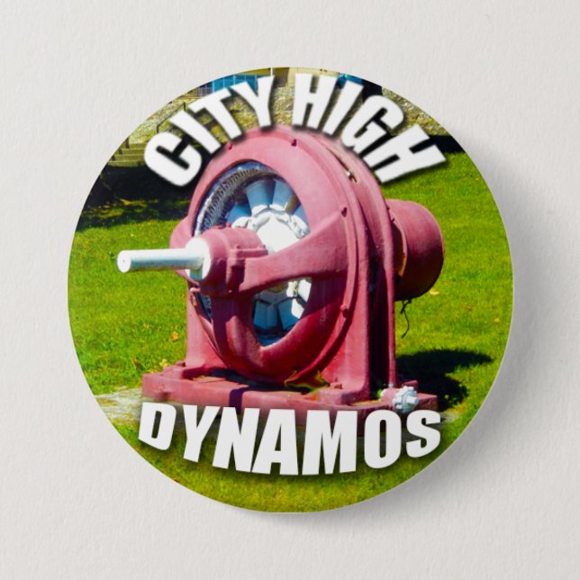 CITY HIGH DYNAMOS BUTTON (Front)