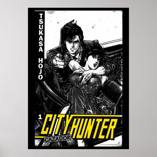 City Hunter Vintage 80s Poster (Front)