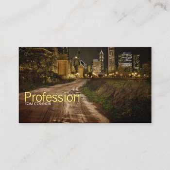 City In The Country Business Card by GetArtFACTORY at Zazzle
