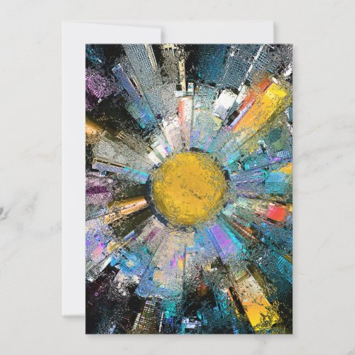 City in the Sun Holiday Card