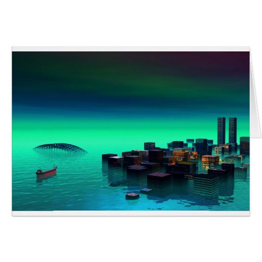 City in the water (Front Horizontal)