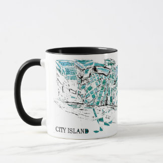 CITY ISLAND graff Mug