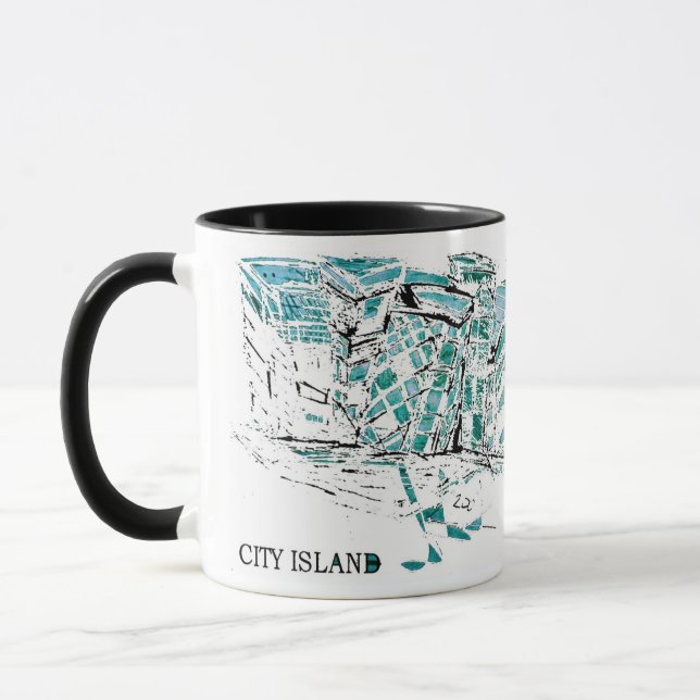 CITY ISLAND graff Mug (Left)
