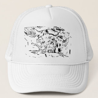 CITY ISLAND SVG TRUCKER HAT