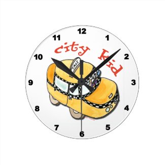 City Kid wall clock