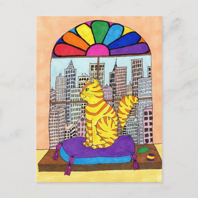 City Kitty Postcard (Front)