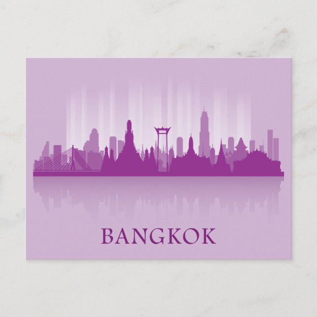 City Landscape Skyline | Bangkok, Thailand Postcard (Front)