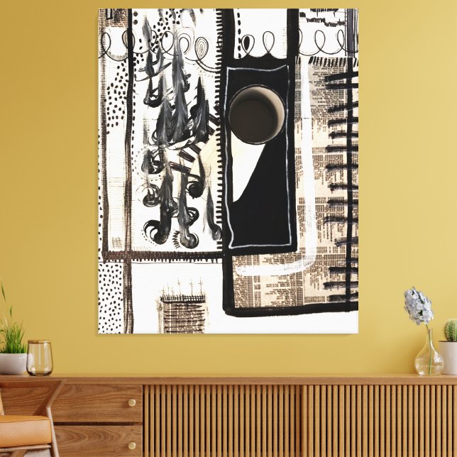 City Language Canvas Print (Insitu(LivingRoom))