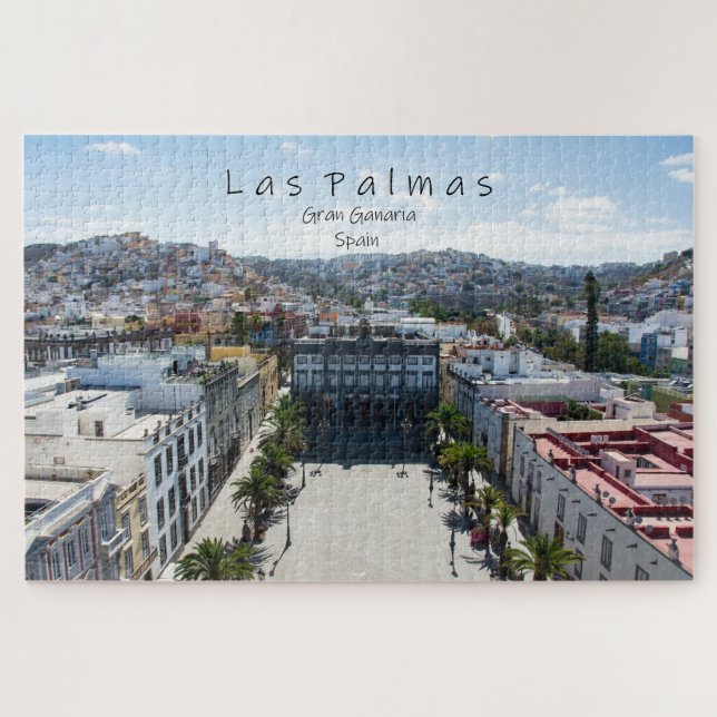 City Las Palmas in Spain Jigsaw Puzzle (Horizontal)