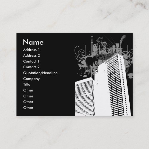 City life | business card