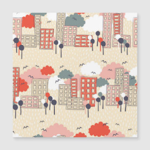 City Life: Seamless Pattern