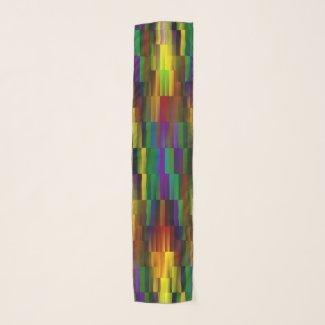 City Lights Abstract Art Scarf