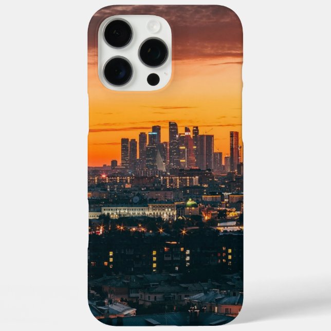 City lights Apple Iphone 16 Pro max  Case-Mate iPhone Case (Back)
