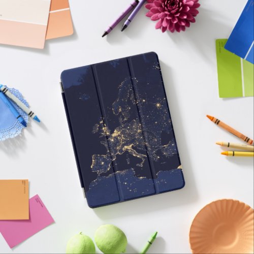 City Lights In Several European And Nordic Cities iPad Air Cover