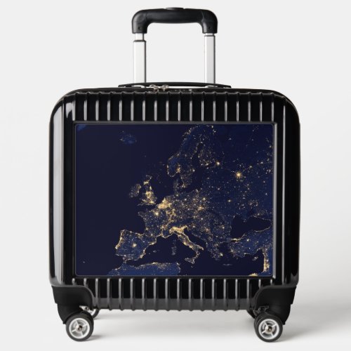 City Lights In Several European And Nordic Cities Luggage