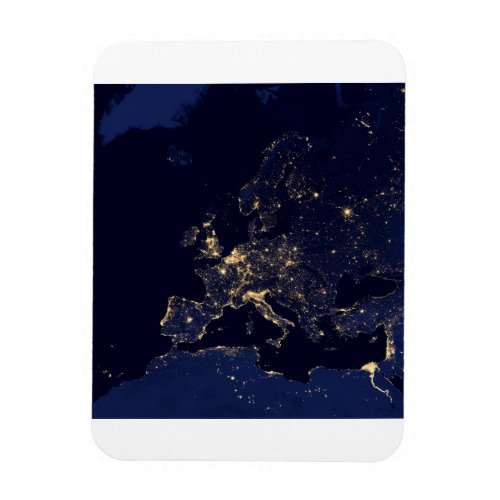 City Lights In Several European And Nordic Cities Magnet