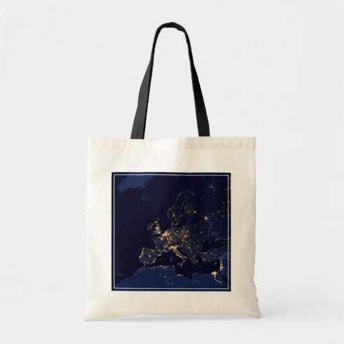City Lights In Several European And Nordic Cities Tote Bag
