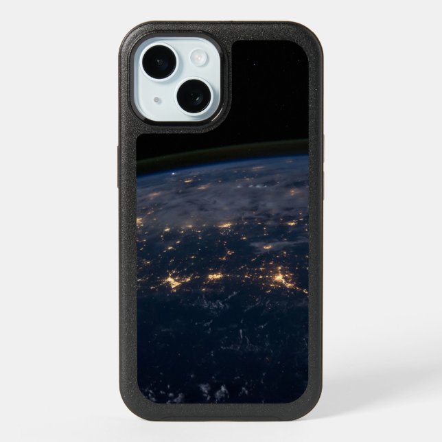 City Lights Of The Southern United States. iPhone 15 Case (Back)