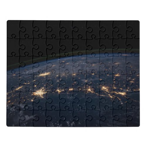 City Lights Of The Southern United States Jigsaw Puzzle
