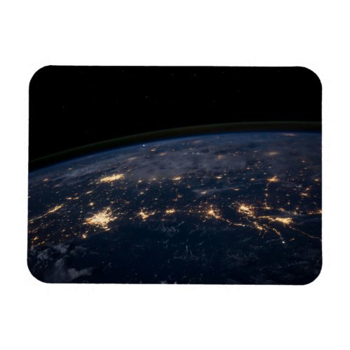 City Lights Of The Southern United States Magnet