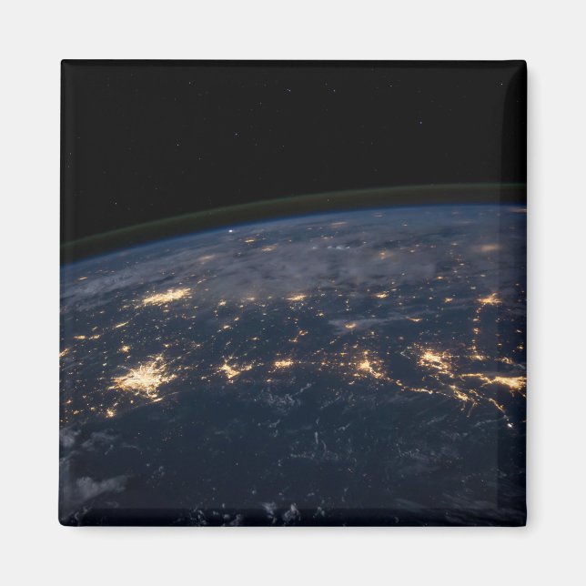 City Lights Of The Southern United States. Magnet (Front)
