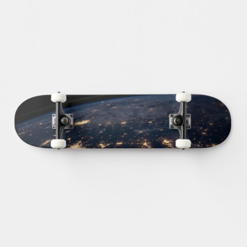 City Lights Of The Southern United States Skateboard
