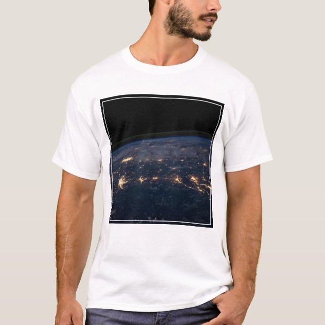 City Lights Of The Southern United States. T-Shirt (Front)
