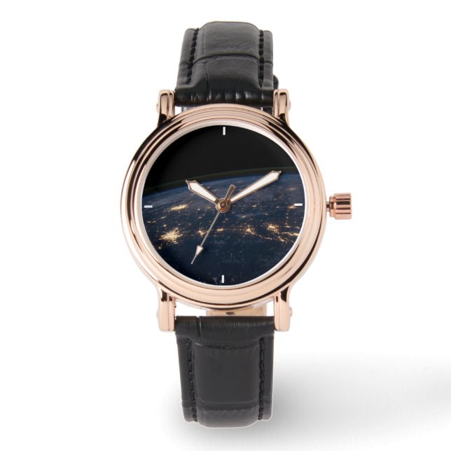 City Lights Of The Southern United States. Watch (Front)