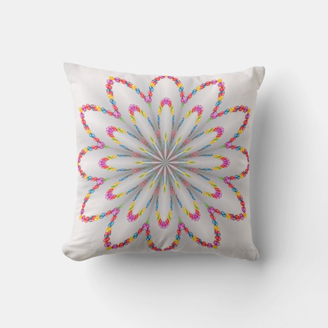 City Lights Throw Pillow (Front)