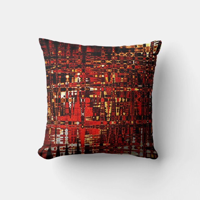 City Lights Throw Pillow (Front)
