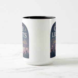 City Lights, Veil Nights Halloween Gifts Mug