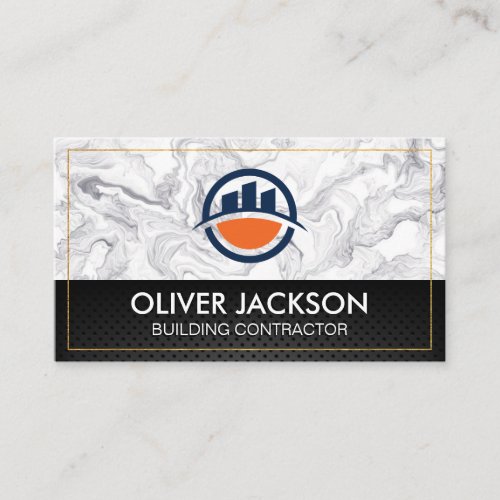 City Logo  Simple Clean Business Card