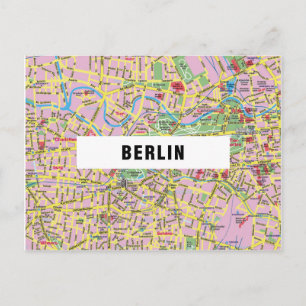 CITY MAP POSTCARDS ♥ Berlin