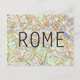 CITY MAP POSTCARDS ♥ Rome